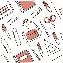 School supplies icon