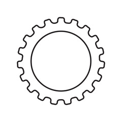 gear wheels isolated on white