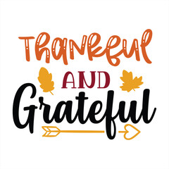 thankful and grateful