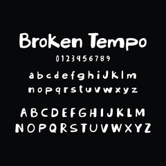 Broken Tempo - Playful Handwritten Font