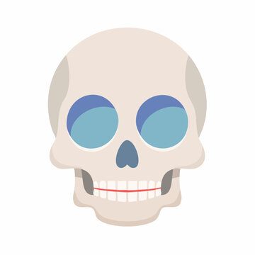 Totenkopf (einfacher Stil)