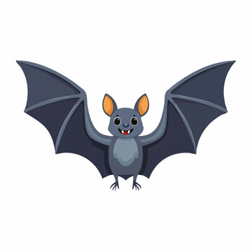  Fledermaus mit ge&ouml;ffneten Fl&uuml;geln