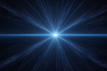 Abstract dark blue digital background with sparkling blue light particles