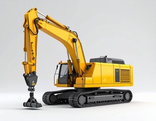 Heavy-Duty Excavator with Hydraulic Arm