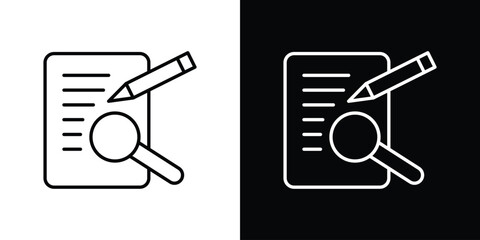 Define icon art Illustrations. premium line icons