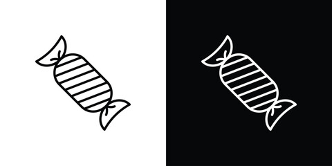 Candy icon art Illustrations. premium line icons