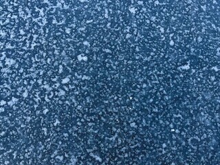 Frozen Lake Surface Blue Winter Texture