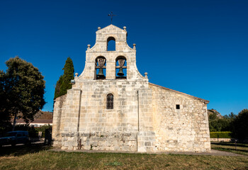 View of the 17th Century Church of San Mart&iacute;n de Ubierna. Burgos, Castile and Leon, Spain.