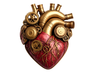 Steampunk Heart 3D Render