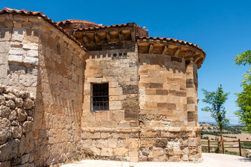 The Romanesque apse of the Church of Santa Eulalia in Carcedo de Bureba, Burgos, Spain. © Nandi Estévez
