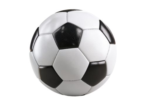 Soccer ball, black and white panels (1)