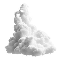 Majestic Cloud Formation Dreamy White Puffs Soft Serenity