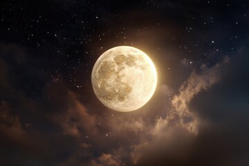 Full moon at night