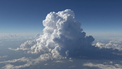Massive cumulus cloud, vast sky © Naruto