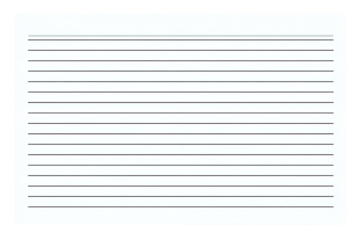 Blank lined notebook paper