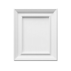 Elegant white frame ready for artwork a blank canvas waiting for inspiration clean and simple design,