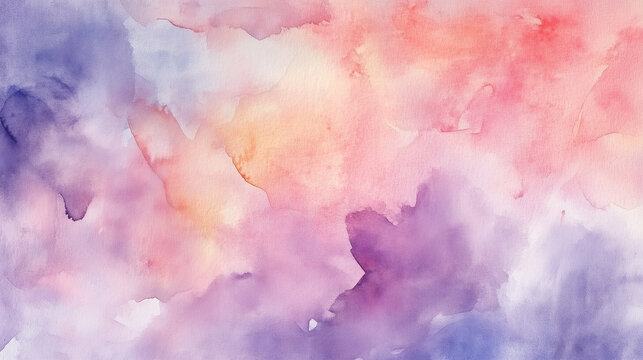 colorful watercolor background. purple and blue watercolor paper textured illustration for grunge design