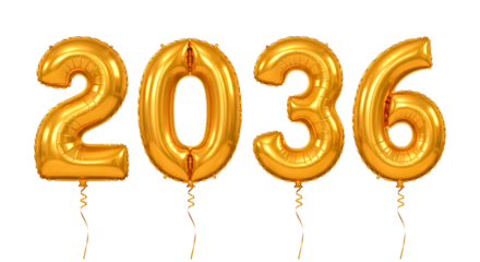 Golden number 2014, a yellow 3D render illustration of a new year holiday celebration concept