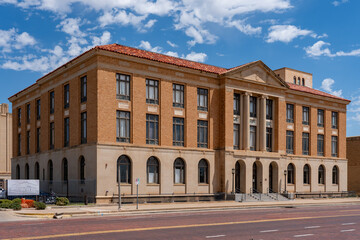 Obraz premium Old Post Office in Lubbock, Texas