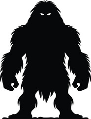 Strong caveman from stone age Vector Illustration isolated on a white background
