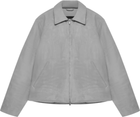 mockup gray jacket isolated on white background 