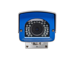 security camera isolated on white background
