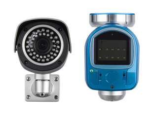 digital watch on white background