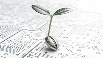 Next-Gen Nature: Technological Seed Giving Birth to a Digital Plant