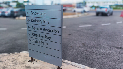 Car Dealership Signpost: Pointing the Way to Your Dream Vehicle