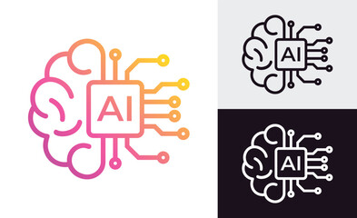 Generative AI concept, Artificial intelligence AI brain. Technology related to artificial intelligence, idea, content generator