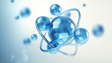Abstract representation of an atom or molecule