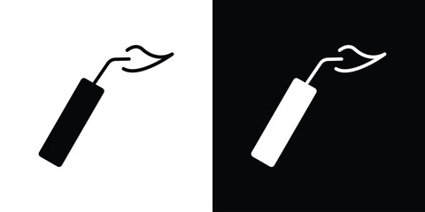 Welding icon, simple flat style. for ui or ux designs