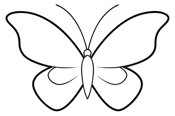 butterfly coloring book page, butterfly line art, butterfly outline 