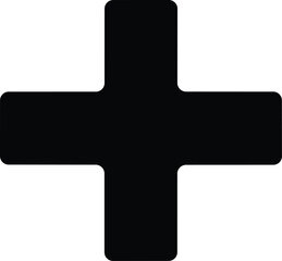 Obraz premium minimal plus symbol vector icon.