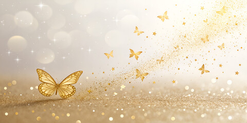 abstract background with butterfly