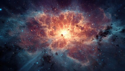 Cosmic nebula explosion (2)