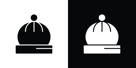 Baby hat icon, simple flat style. for ui or ux designs