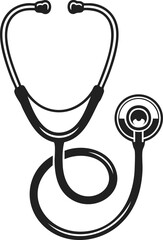 Stethoscope, medical instrument, diagnostic device, acoustic tool, physician gadget, healthcare equipment, listening device, physician's tool, patient examination tool