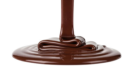 Pouring rich dark chocolate on black background    .ai generative, transparent background, white background. isolated on white background, png, jpeg, jpg.