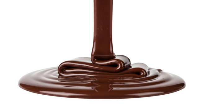 Pouring rich dark chocolate on black background    .ai generative, transparent background, white background. isolated on white background, png, jpeg, jpg.