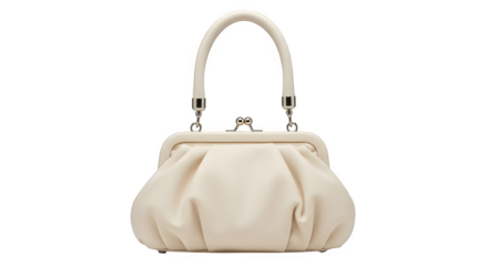 Elegant off-white clutch handbag with a vintage flair for the modern woman, a stylish accessory perfect for a night out or special occasion