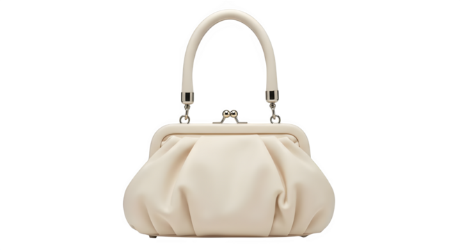 Elegant off-white clutch handbag with a vintage flair for the modern woman, a stylish accessory perfect for a night out or special occasion