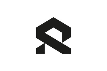 Abstract R Letter Logo Illustration