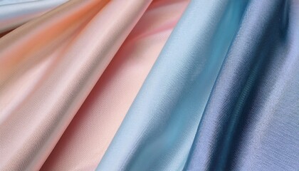Fototapeta premium pastel fabric texture background soft colors textile design abstract cloth material close up