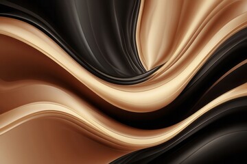 Obraz premium beautiful colorful vibrant gradient wavy abstract background