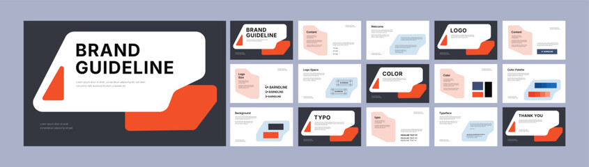 	
Professional Brand Identity Style Guideline Template | Clean Corporate Branding Manual | Simple Branding Strategy Document with Logo, Typography, and Color Palette | Logo guideline book.