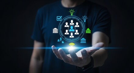 Innovative Team Management System with Holographic Interface  Business Strategy Planning and Collaboration for Efficient Project Workflow Solutions