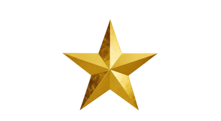 A single golden star against black background    .ai generative, transparent background, white background. isolated on white background, png, jpeg, jpg.