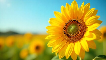 Obraz premium sunflower on the field