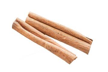 cinnamon sticks on an isolated background